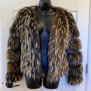 Faux fur jacket
